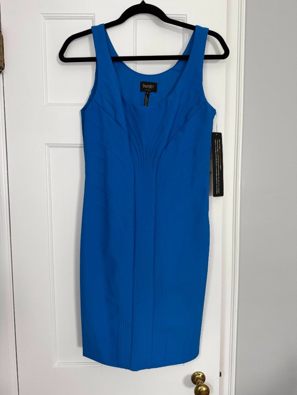 NWT Laundry by Shelli Segal Cobalt Blue Cocktail Dress Size 6
